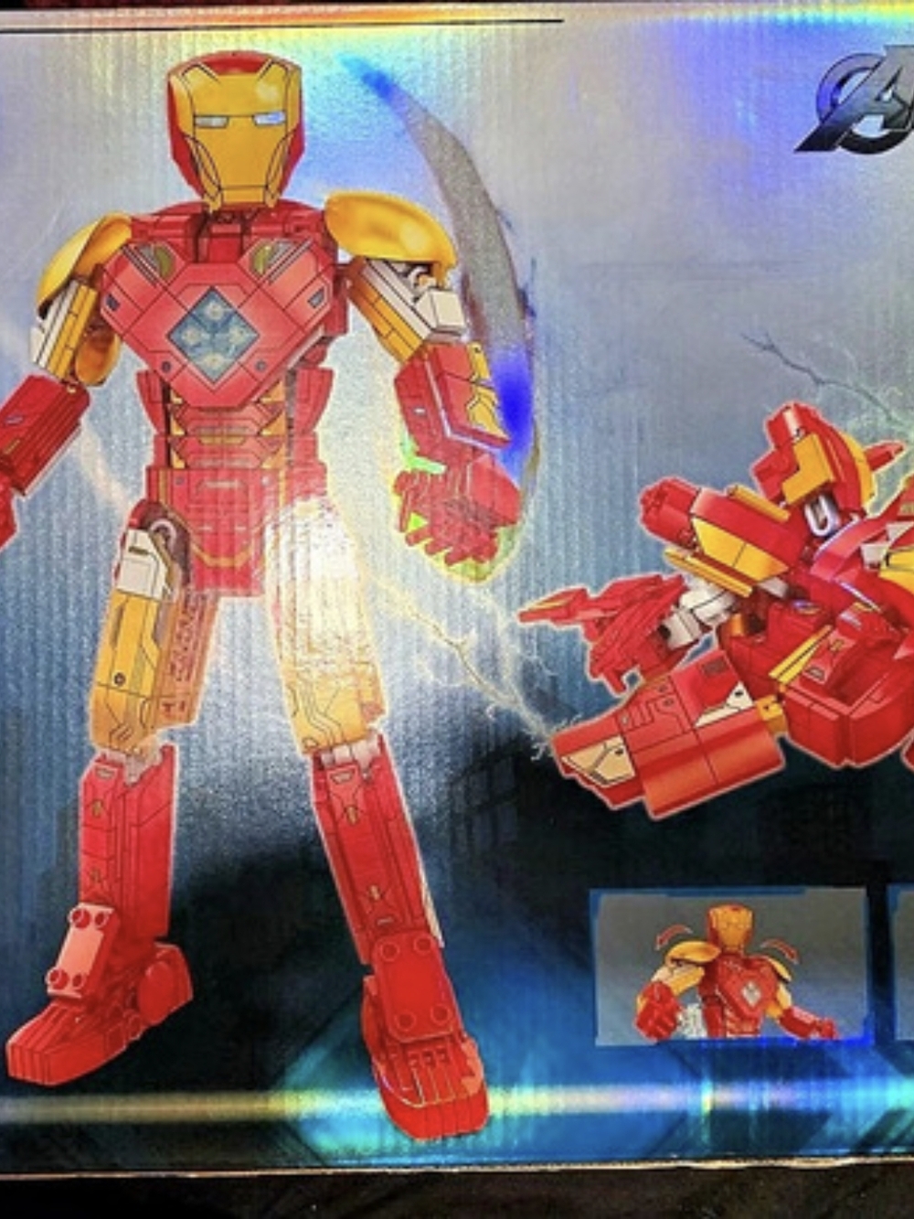 Iron Man Building Block Action Figure Set